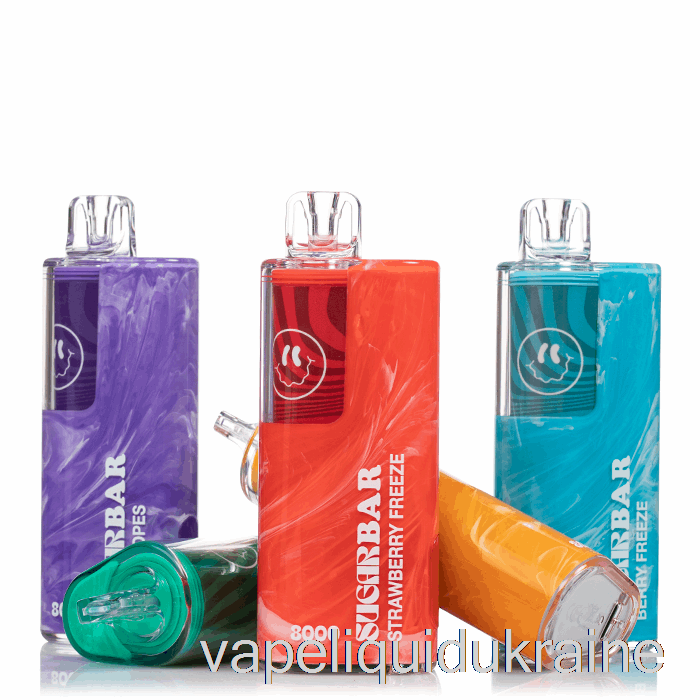 Vape Liquid Ukraine Sugar Bar SB8000 Disposable Blue Razz